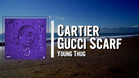 cartier gucci scarf meme|Cartier Gucci scarf young thug.